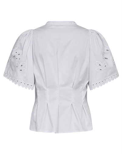 Co'Couture - Poppy CC Emb Skjorte - White